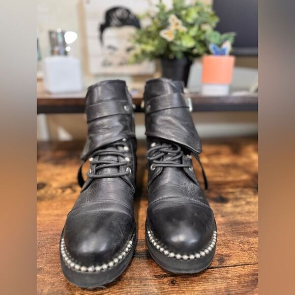 Charles David Black Moto booties size 38.5‎ - Picture 14 of 16